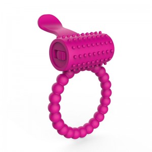 Hot sale cock ring LICKING strong stimulation vibrating ring vibrator-RE033