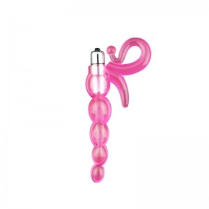 Chinese factory wholesale Waterproof vibrating Anal Toys for Men Women  Anal bead-QF031
