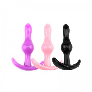 Factory price sexytoys manufacturer supplier supply anal silicone butt plug for men with 100% safety-QF505