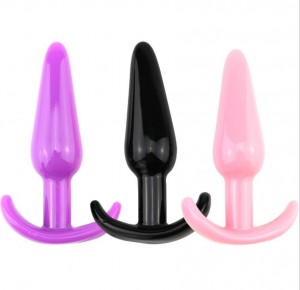 Factory price sexytoys manufacturer supplier supply anal silicone butt plug for men with 100% safety-QF503
