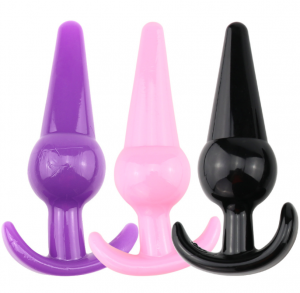 Factory price sexytoys manufacturer supplier supply anal silicone butt plug for men with 100% safety-QF513