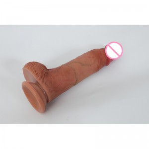 Super realistic dildo for male slidable sleeve with real feel soft silicone penis-VS752