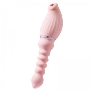 USB rechargeable sucking and vibrating stimulator heating VV366