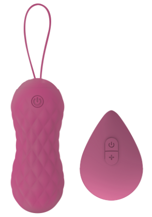 Small love exercise egg with strong vibration,  quiet with wireless remote EW037