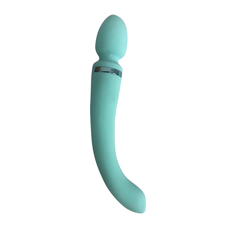 Greenbaby Silicone Double Head Vibrator Gentle Stimulation Rechargeable Multifrequency Female Products