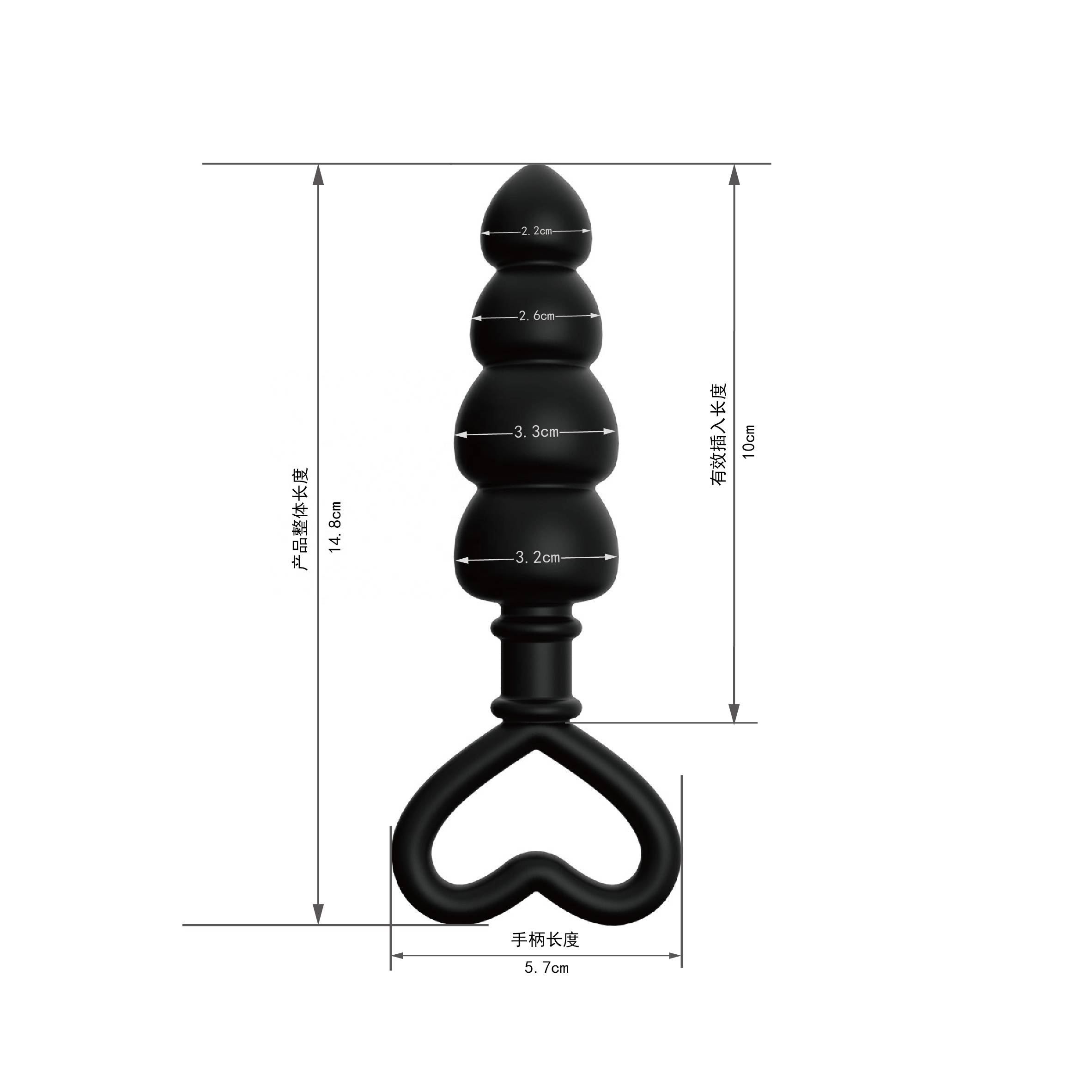 OEM Manufacturer Double Anal Beads - Dildo Massager Anal Beads  Butt Plug For Man For Women – Western