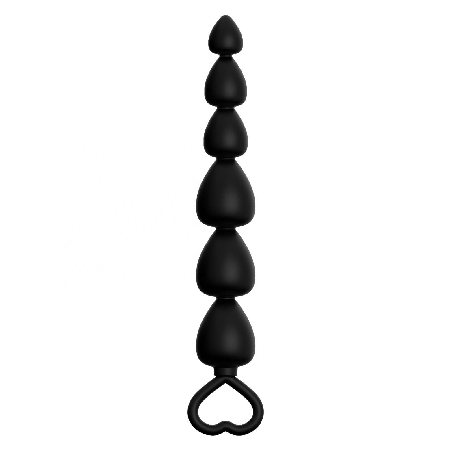 Low price for Huge Anal Beads - QF040 Silicone Sex Toys Anal Butt Plug adult pleasure toy Long Anal Beads – Western