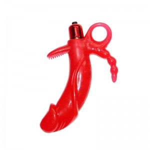 Chinese factory wholesale Waterproof vibrating Anal Toys for Men Women Anal Plug dildo shape-QF009S