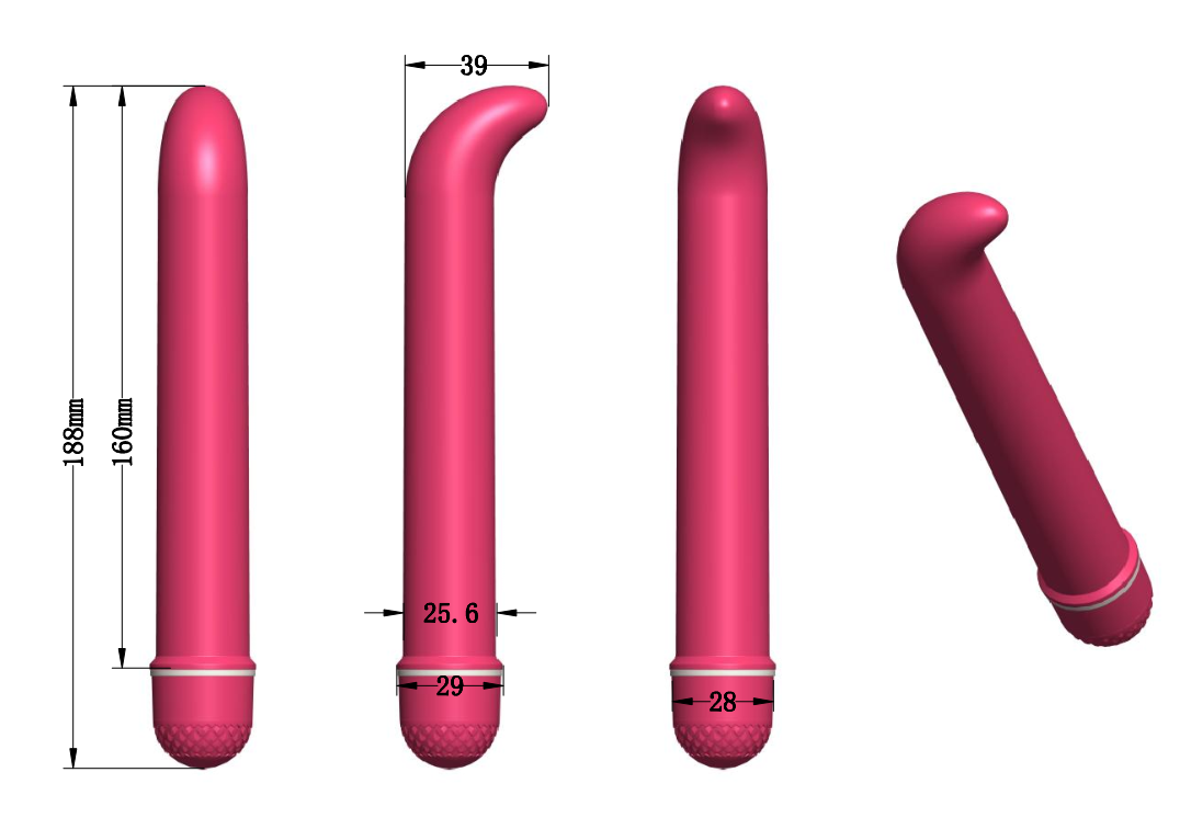 G-spot vibrator  – Cordless Powerful and Handheld – for women couple-VV139