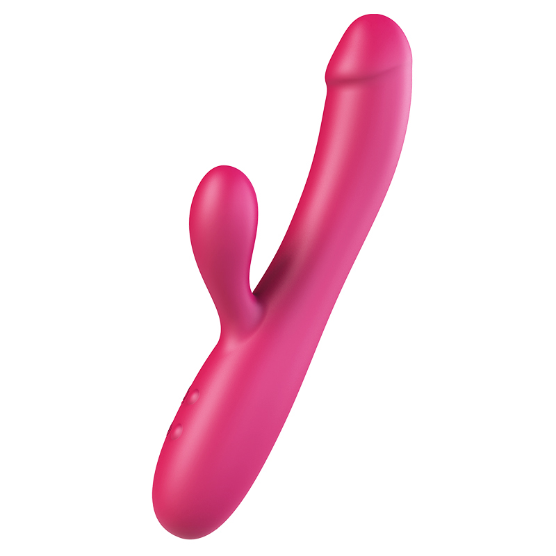 Rabbit Liquid silicone vibrator  – Premium with 10 Patterns – Cordless Powerful and Handheld – USB Rechargeable for women couple-VV429