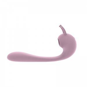 Randomly curved clitoris stimulator with suckin...