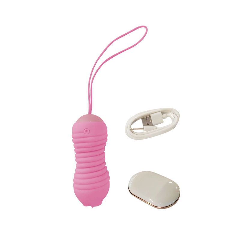 USB rechargebale remote love egg with vibration and licking effect EW874