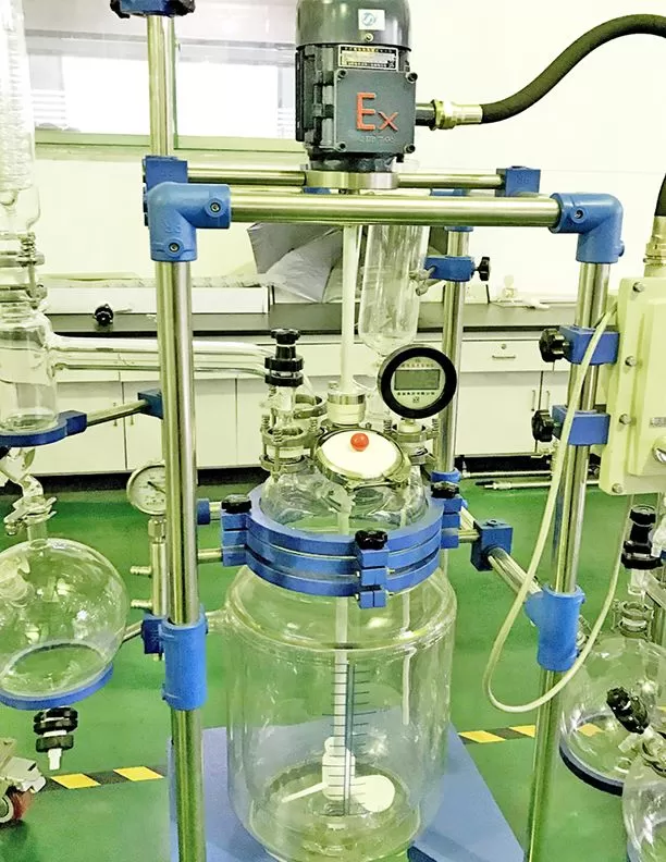 10L-50L Glass Reactor Ethanol And Oil Recovery Hemp Distillation