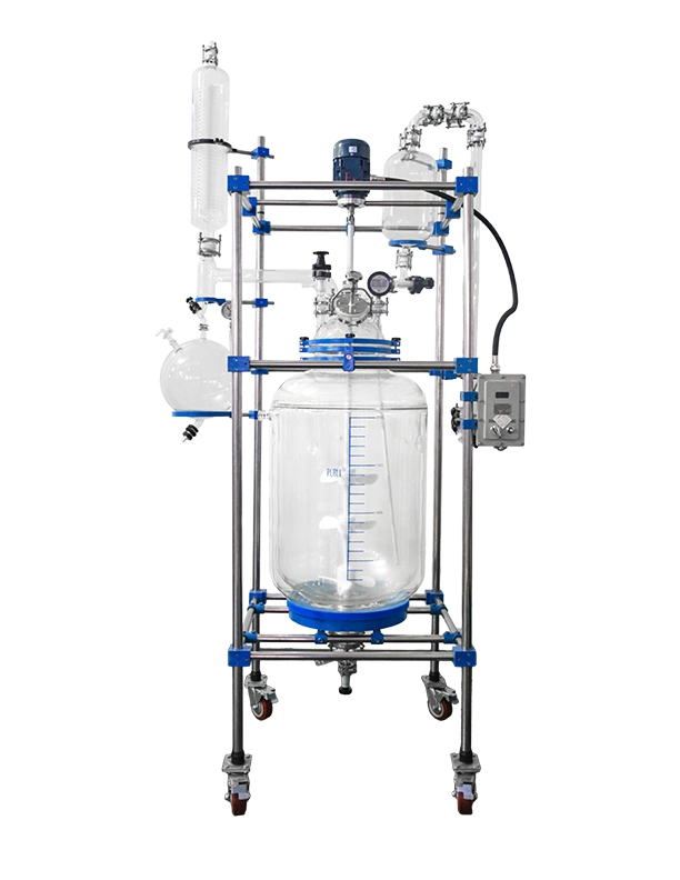 Chinese wholesale All Glass Reactor - 150-200L Customizable Laboratory Jacketed Chemical Glass Reactor – Sanjing