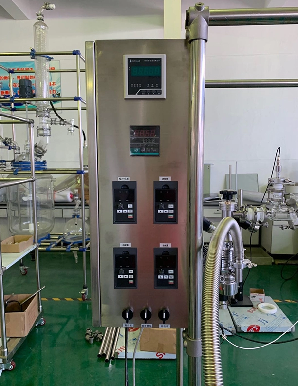 Automatic Feeding And Collection Thin Film Short Path Fractional Distillation Machine
