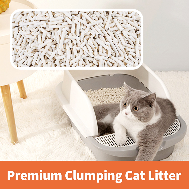 1. Premium clumping cat litter-best tofu cat litter
