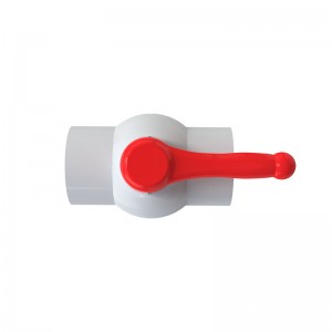 Hot sale China High Quality Fancy Useful Custom 1/2 to 4 Inch Grey PVC Compact Ball Valve