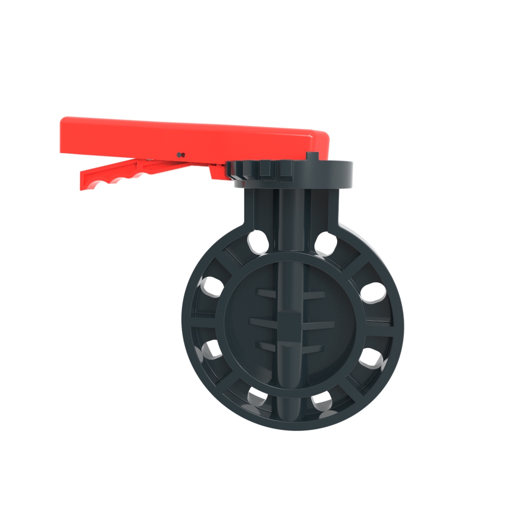 PVC butterfly valve