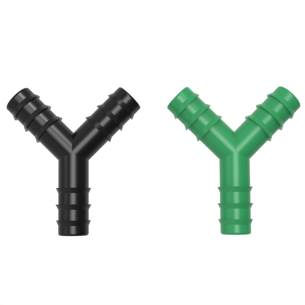 Barbed connector-Y (PP/ABS)