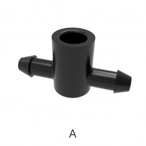 Two ways connector  for drip arrow-POM