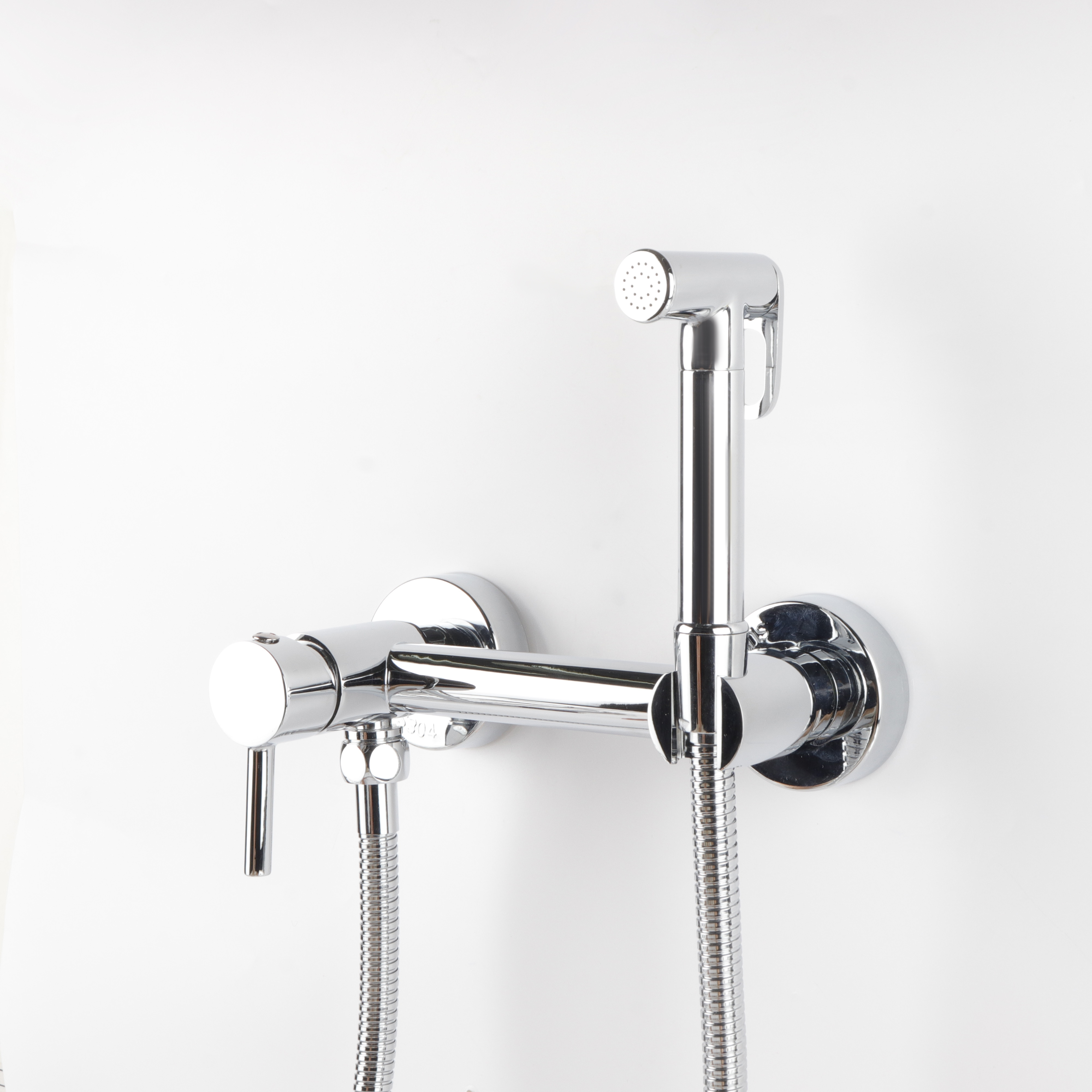 KT6002-15-3 Wall-mounted bidet hybrid shower set, Circular (1)