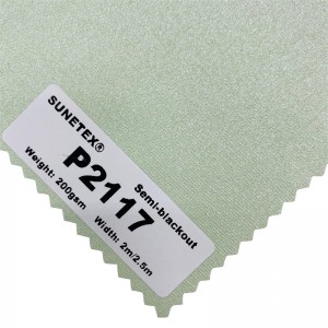 Factory Hot Sell Pearlic Roller Fabric Semi-blackout For Office