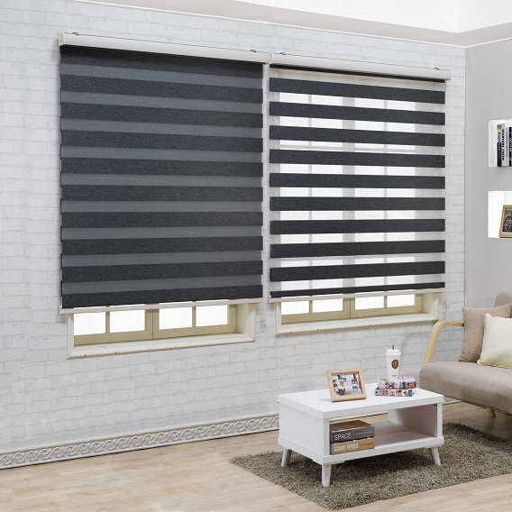 What is a dimming roller blind (zebra blind)?