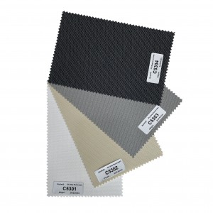 High End New Design Fire Retardant 3% Openness White Black Sunscreen Fabric For Window Treatment
