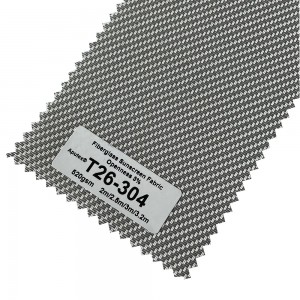 Twill Pattern 3% Openness Fiberglass Solar Sunscreen Fabrics With High Quality