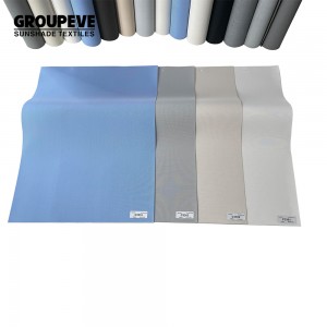 5% Openness Sunscreen Fabric for Roller Blinds Roller Shade 70% PVC and 30% Polyester