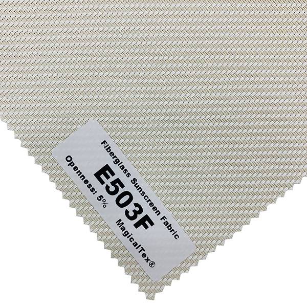Short Lead Time for Polyester Fabric Zebra Blind - Most Popular Fiberglass Sunscreen Fabric 5% Openness – Groupeve