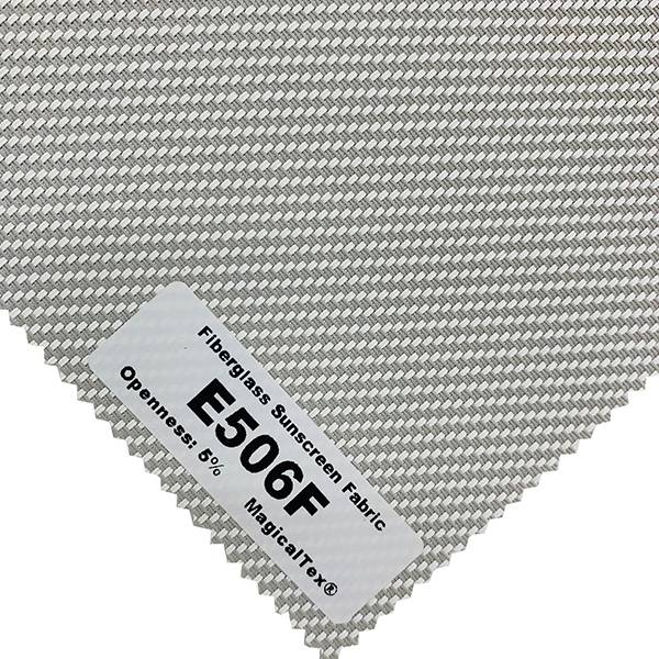 Reasonable price Sunscreen Blackout Zebra Roller Blind - China Eco-friendly Fiberglass Sunscreen Fabric 5% Openness – Groupeve