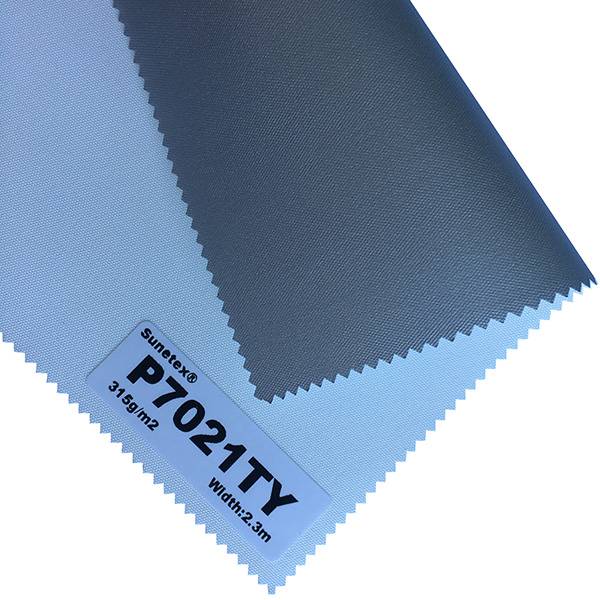 Bottom price Exterior Aluminum Blind Fabric - Blackout Curtain Fabric Silver Coating – Groupeve