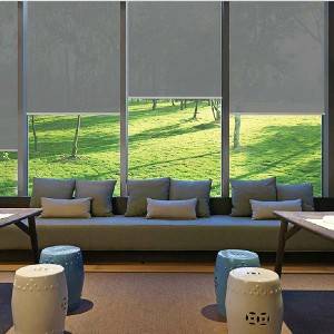 Top Quality China 3*50m Automatic Horizontal Color Roller Zebra Blinds Fabric