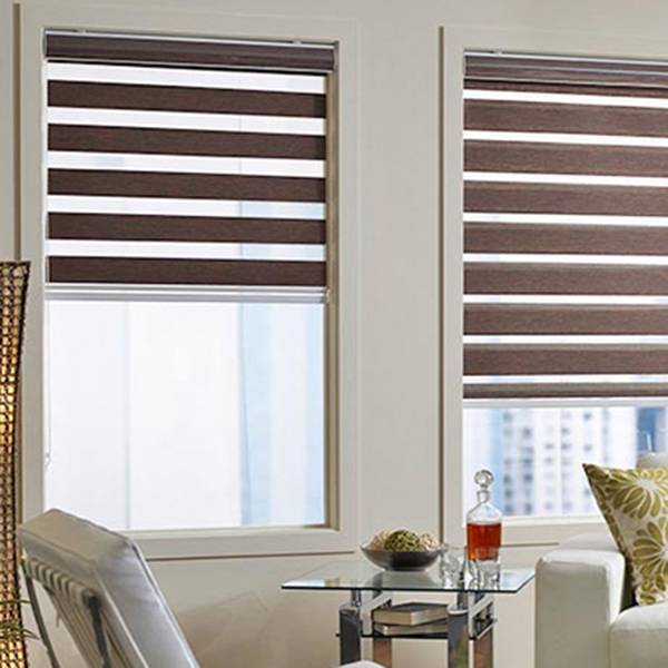 China Professional Design Vertical Blind Fabric - Day And Night Two ...