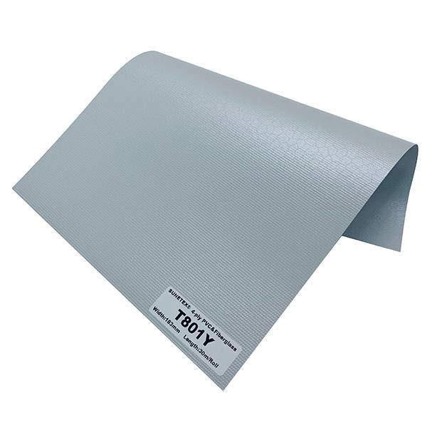 PriceList for Fabric Screen Blind - High Quality Anti-UV PVC Curtain Fiberglass Blackout Fabric – Groupeve