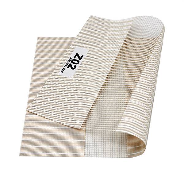 Factory making Double Sided Sunscreen Zebra Fabric - Home DEC Double Motorized Zebra Roller Window Blinds Shade Fabric – Groupeve