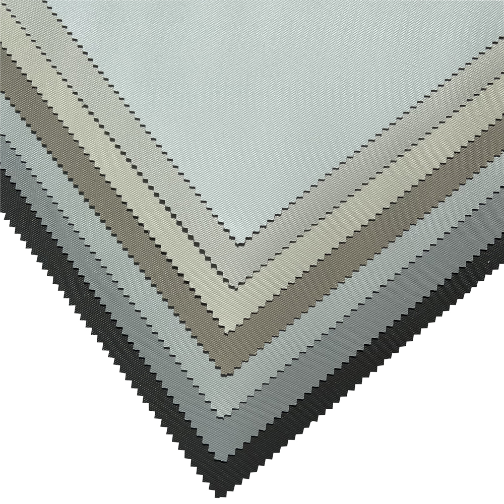 100% Polyester roller fabric with 2 sides the same color