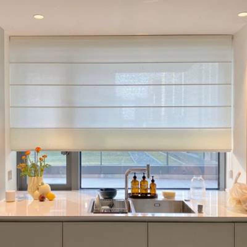 The Choice of Small Windows ~ Shangri-La Blinds or Roman Blinds