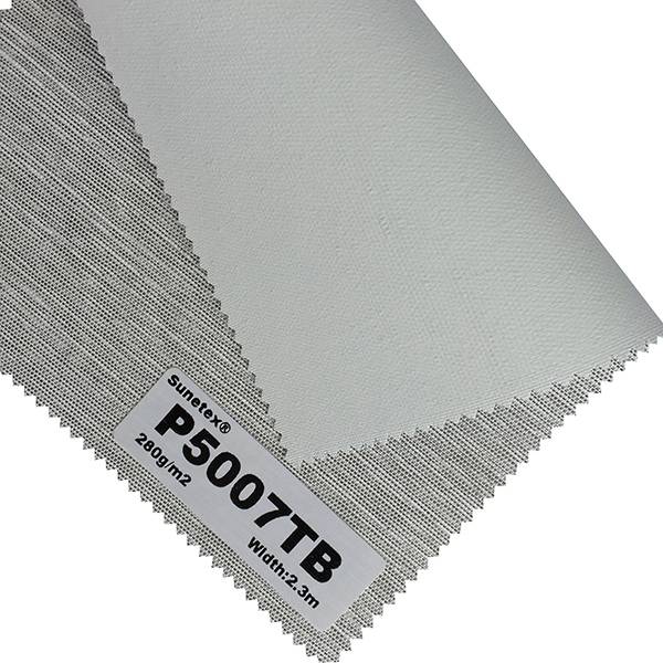 Cheapest Price Silver Coated Roller Blinds Fabric - Slubby Yarn Blind Fabric Foam White Coating – Groupeve