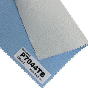 High End 100 % polyester Blackout vitbelagd rulltyg Gratis prover för fönsterbehandling