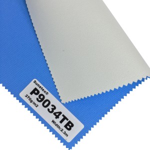 အိမ်အလှဆင်ရန်အတွက် အကောင်းဆုံး အရည်အသွေးအကောင်းဆုံး White Coated Blackout 100% Polyester Roller Blinds Fabrics