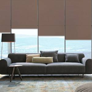 Factory Cheap Thermal 100% Blackout Roller Blinds Plain Colored UV-Resistant Fabric