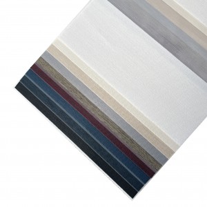 Easy Pulling Down 100% Polyester Translucent Roller Rainbow Blinds Fabric