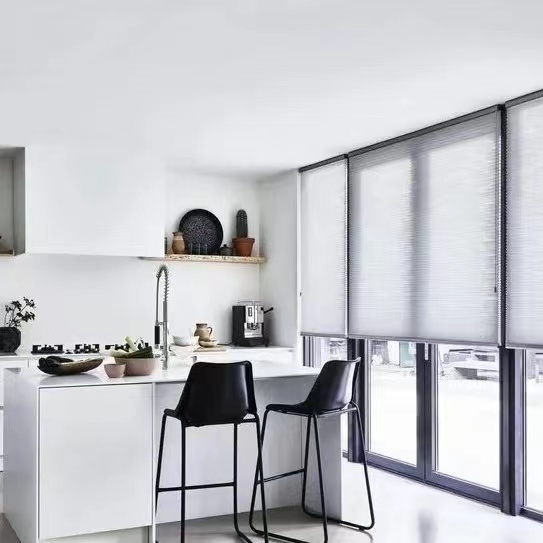 What are the uses of roller blinds originating in Europe?