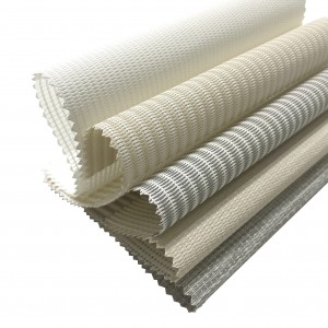 High Quality Polyester Waterproof UV Proof Day And Night Double Layer Blackout Roller Zebra Blinds Fabric