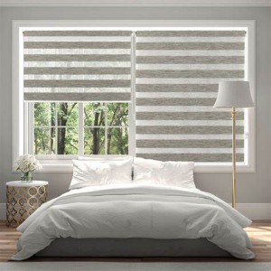 New Design Manual Solar Screen Duo Roller Blinds Fabrics For Window Treatment