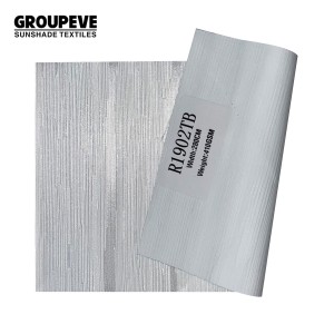 အရည်အသွေးမြင့် 100% Polyester Blackout Roman Roller Fabric ကုလားကာသည် တရုတ်နိုင်ငံတွင် ပြုလုပ်သော ရိုးရိုးရောင်စုံ အဖြူရောင်ဖြင့် ဖုံးအုပ်ထားသော အထည်