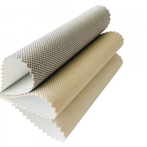 Grade 8 Wholesales 29% Polyester 71% PVC Sunscreen Roller Blinds Curtain Blackout Fabric