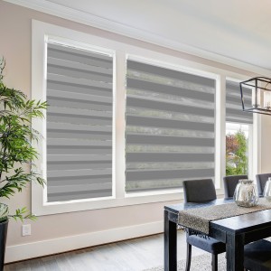 New Arrival Free Samples Sunscreen Double Layer Roller Up Blinds Fabric For Window Decoration